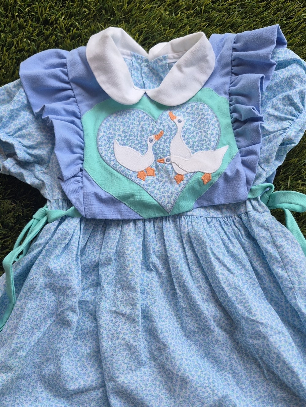Vintage Chocolate Soup Smocked dress 2pc